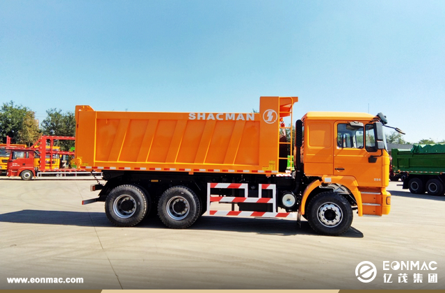 6台陕汽F2000自卸车出口阿尔及利亚