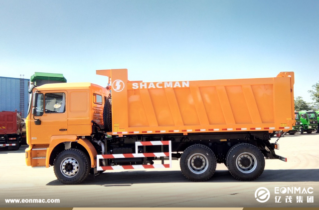 6台陕汽F2000自卸车出口阿尔及利亚