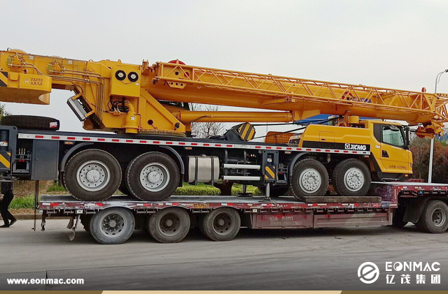 3台徐工QY50KA汽车起重机出口乌兹别克斯坦