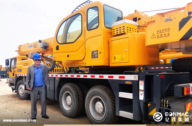 美国客户参观亿茂集团和徐工起重机工厂