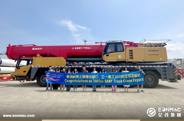 1台三一重工SAC3000C8-8A全地面起重机出口阿根廷 